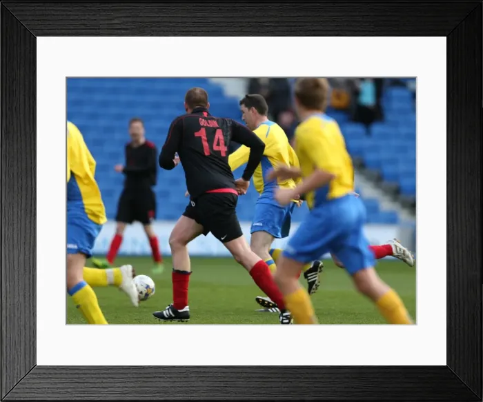 Framed Print : Brighton & Hove Albion: Play on the Pitch - April 28, 2015 (04 Play on Pitch 28APR15 EVE) - American Express Community Stadium Framed Print : Brighton & Hove Albion: Play on the Pitch - April 28, 2015 (04 Play on Pitch 28APR15 EVE) - American Express Community Stadium