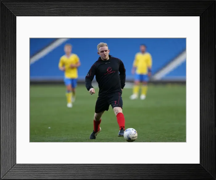 Framed Print : Brighton & Hove Albion: Play on the Pitch - April 28, 2015 (EVE)