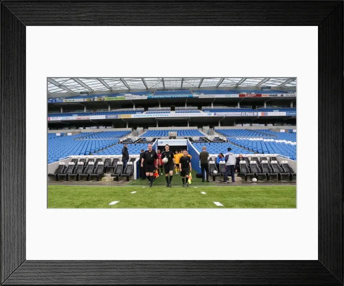 Framed Print : BHAFC Play on the pitch Framed Print : BHAFC Play on the pitch