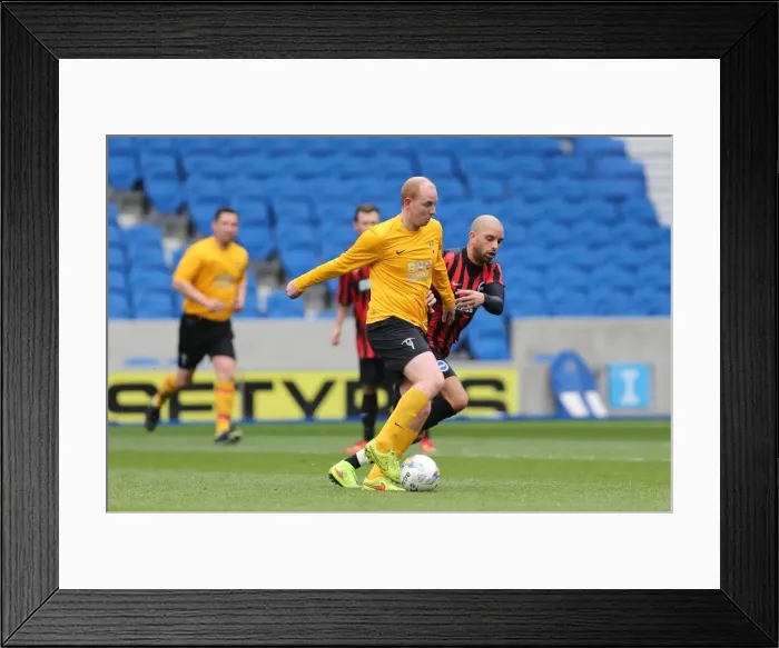 Framed Print : Brighton & Hove Albion: Play on the Pitch - A 2015 Experience at American Express Community Stadium Framed Print : Brighton & Hove Albion: Play on the Pitch - A 2015 Experience at American Express Community Stadium