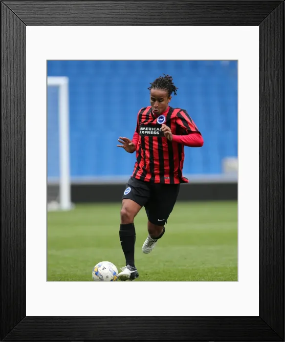 Framed Print : Play on the Pitch: Brighton & Hove Albion at American Express Community Stadium (April 29, 2015)
