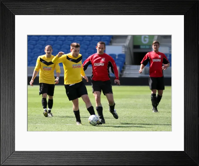 Framed Print : Brighton & Hove Albion: Playing on Pitch - April 28, 2015 (7:00 PM)