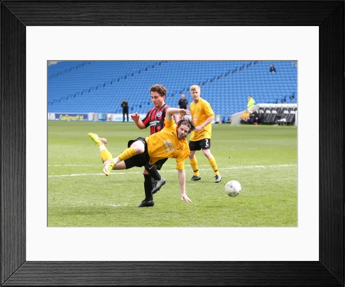 Framed Print : Brighton & Hove Albion: Unforgettable Moment of Playing on the Pitch (April 29, 2015, 5:00 PM) Framed Print : Brighton & Hove Albion: Unforgettable Moment of Playing on the Pitch (April 29, 2015, 5:00 PM)