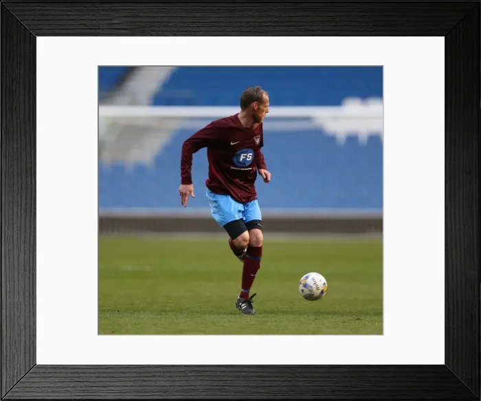 Framed Print : Play on the Pitch: Brighton & Hove Albion vs. [Opponent], 29 April 2015