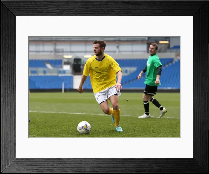 Framed Print : Brighton & Hove Albion: Play on Pitch Moment (April 30, 2015, 7:00 PM)