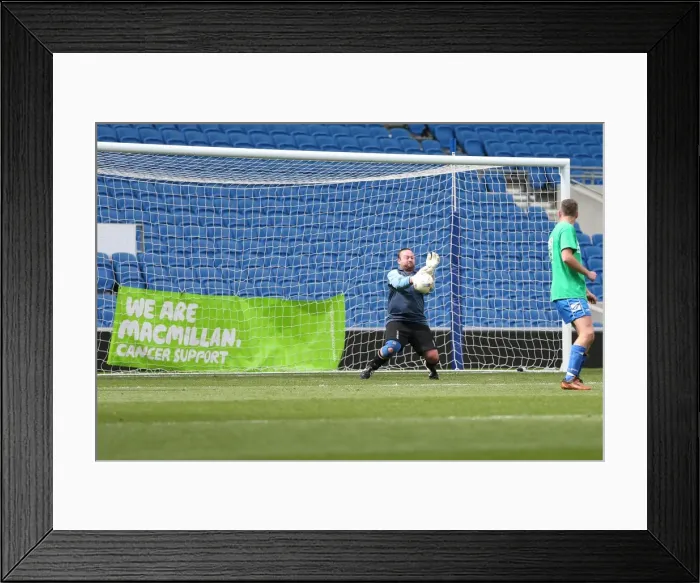Framed Print : Brighton & Hove Albion: Playing on the Pitch (April 30, 2015, 7:00 PM)