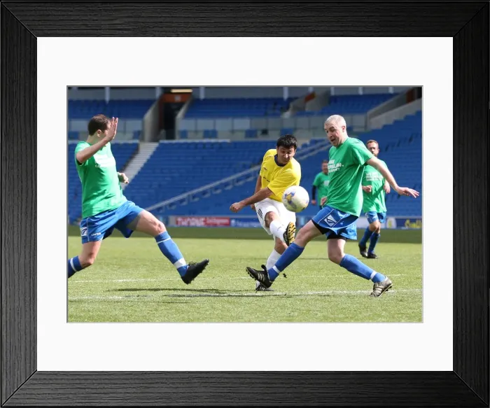Framed Print : Brighton & Hove Albion: Playing on the Pitch (April 30, 2015, 7:00 PM)