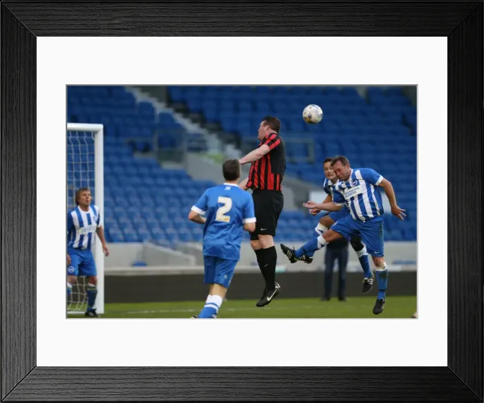 Framed Print : Brighton & Hove Albion: Play on the Pitch - American Express Community Stadium (30 April 2015) Framed Print : Brighton & Hove Albion: Play on the Pitch - American Express Community Stadium (30 April 2015)