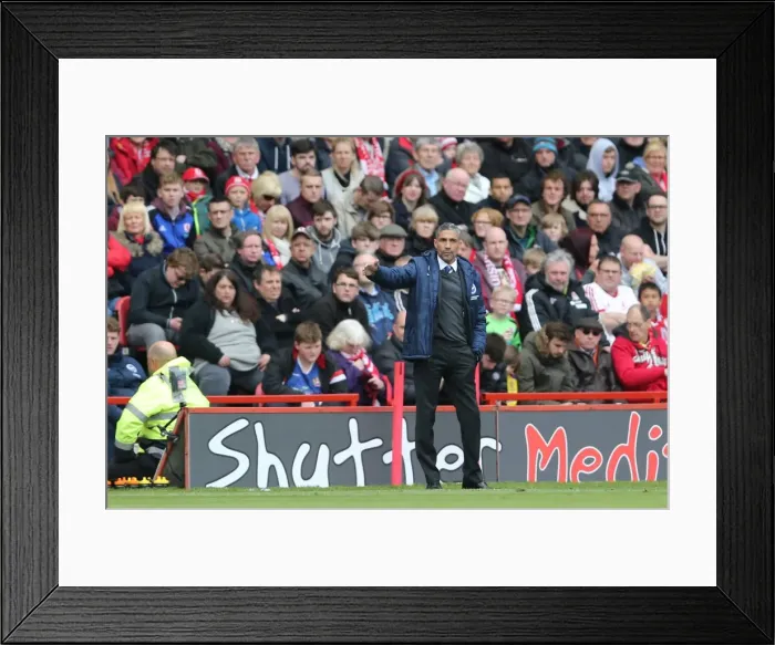 Framed Print : Chris Hughton Focused: Brighton Boss at Middlesbrough Clash, May 2015 Framed Print : Chris Hughton Focused: Brighton Boss at Middlesbrough Clash, May 2015