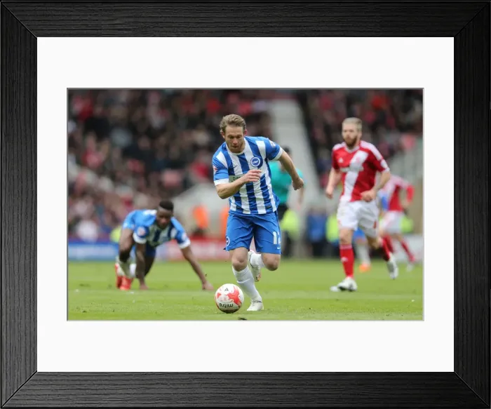 Framed Print : Craig Mackail-Smith in Action: Middlesbrough vs. Brighton and Hove Albion (02MAY15) Framed Print : Craig Mackail-Smith in Action: Middlesbrough vs. Brighton and Hove Albion (02MAY15)