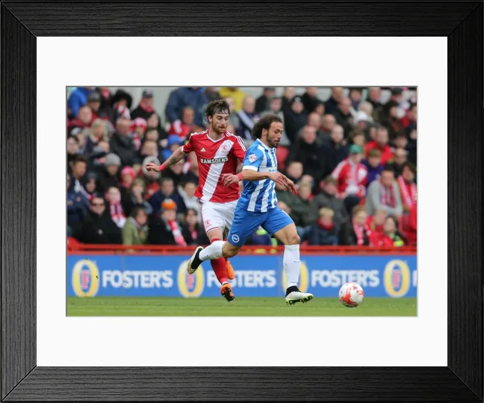 Framed Print : Inigo Calderon in Action: Middlesbrough vs. Brighton & Hove Albion, May 2015 (Sky Bet Championship) Framed Print : Inigo Calderon in Action: Middlesbrough vs. Brighton & Hove Albion, May 2015 (Sky Bet Championship)