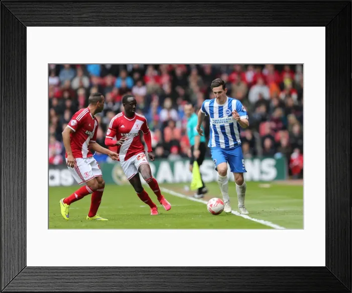 Framed Print : Lewis Dunk's Determined Performance: Middlesbrough vs. Brighton & Hove Albion (02MAY15) Framed Print : Lewis Dunk's Determined Performance: Middlesbrough vs. Brighton & Hove Albion (02MAY15)