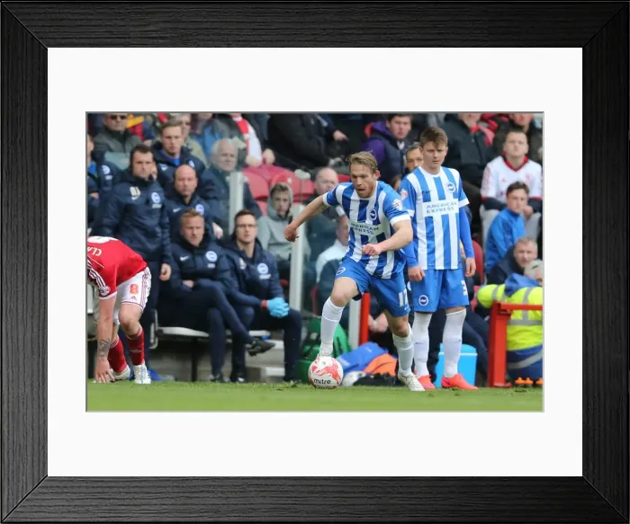 Framed Print : Middlesbrough vs. Brighton & Hove Albion: Craig Mackail-Smith in Action (02MAY15) Framed Print : Middlesbrough vs. Brighton & Hove Albion: Craig Mackail-Smith in Action (02MAY15)