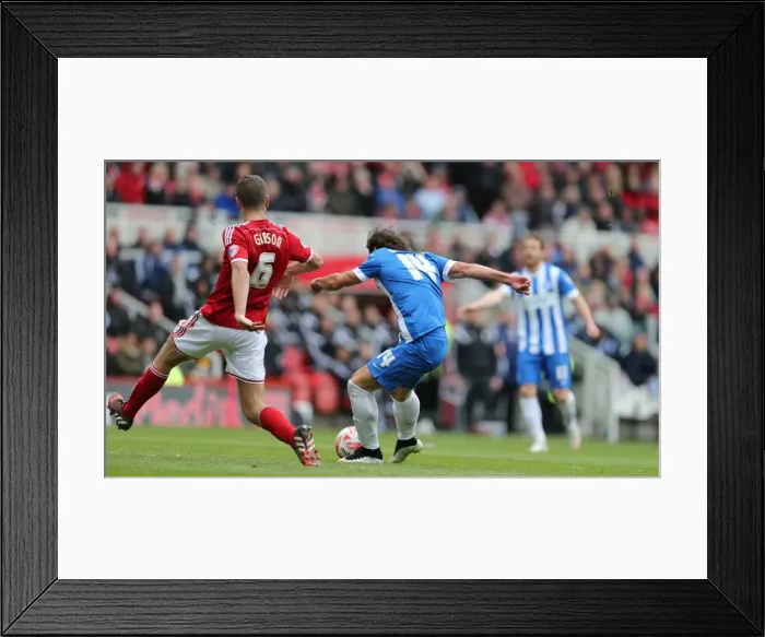 Framed Print : Inigo Calderon in Action: Middlesbrough vs. Brighton & Hove Albion, May 2015 Framed Print : Inigo Calderon in Action: Middlesbrough vs. Brighton & Hove Albion, May 2015
