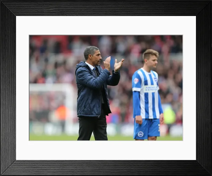 Framed Print : Chris Hughton Applauds: Middlesbrough vs. Brighton & Hove Albion, Sky Bet Championship (02MAY15) Framed Print : Chris Hughton Applauds: Middlesbrough vs. Brighton & Hove Albion, Sky Bet Championship (02MAY15)