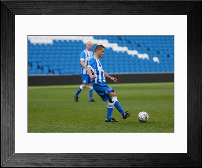 Framed Print : Brighton & Hove Albion: Play on the Pitch - AEX Community Stadium, 30 April 2015 (EVE) Framed Print : Brighton & Hove Albion: Play on the Pitch - AEX Community Stadium, 30 April 2015 (EVE)