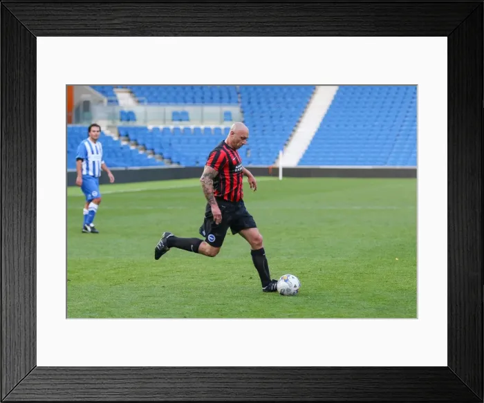 Framed Print : Play on the Pitch: Brighton & Hove Albion at American Express Community Stadium (April 30, 2015) Framed Print : Play on the Pitch: Brighton & Hove Albion at American Express Community Stadium (April 30, 2015)