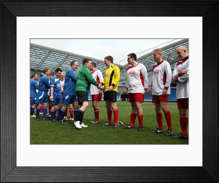 Framed Print : Brighton & Hove Albion: Playing on the Pitch - May 2015 Framed Print : Brighton & Hove Albion: Playing on the Pitch - May 2015
