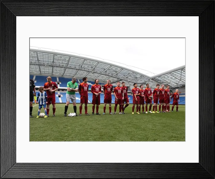Framed Print : Brighton & Hove Albion: Ten Players in Action on Pitch (May 1, 2015) Framed Print : Brighton & Hove Albion: Ten Players in Action on Pitch (May 1, 2015)