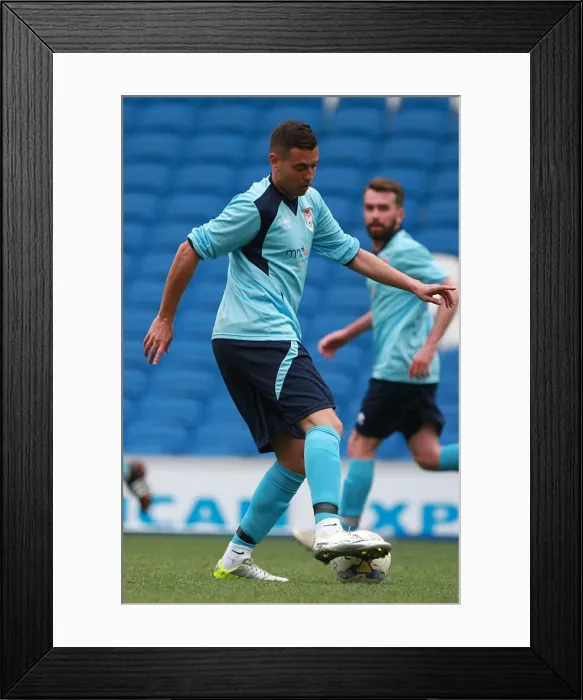 Framed Print : Brighton & Hove Albion: Ten Players in Action during the May 1, 2015 Match Framed Print : Brighton & Hove Albion: Ten Players in Action during the May 1, 2015 Match