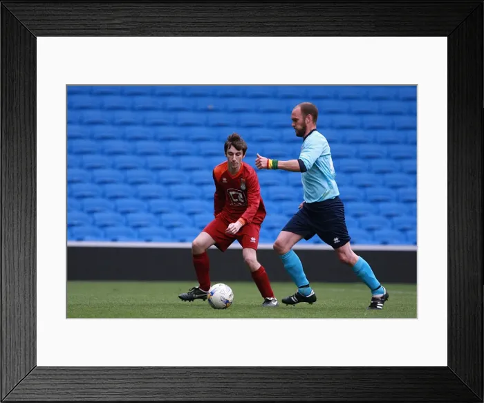 Framed Print : Brighton & Hove Albion: Ten Players in Action during the May 1, 2015 Match