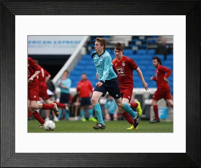 Framed Print : Ten Brighton & Hove Albion Players in Action during their Match (May 1, 2015) Framed Print : Ten Brighton & Hove Albion Players in Action during their Match (May 1, 2015)