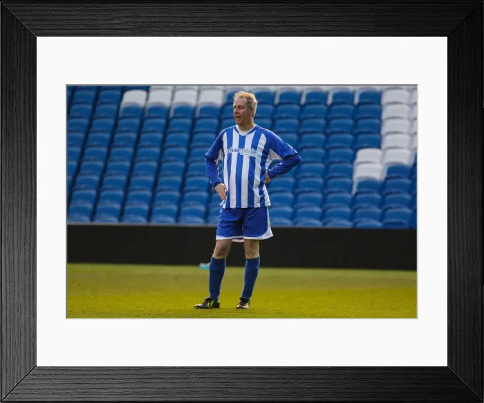 Framed Print : Brighton & Hove Albion: Play on the Pitch - 1st May 2015, American Express Community Stadium