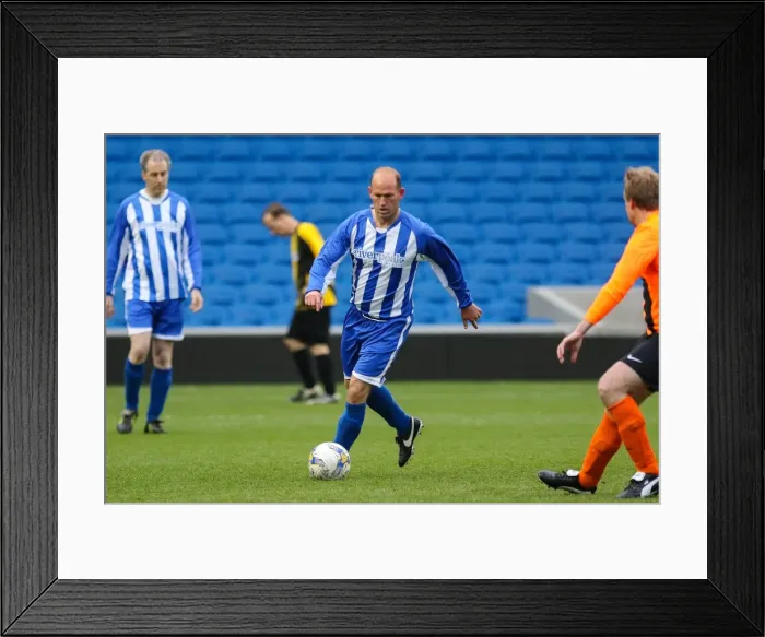 Framed Print : Brighton & Hove Albion: Play on the Pitch - May 1, 2015 at American Express Community Stadium Framed Print : Brighton & Hove Albion: Play on the Pitch - May 1, 2015 at American Express Community Stadium