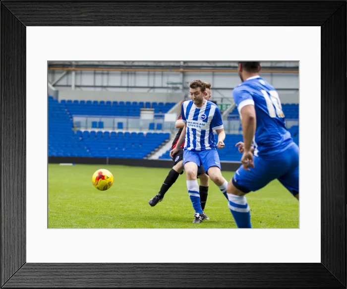 Framed Print : Brighton & Hove Albion: Staff 12 vs. 12 Match, May 2015 Framed Print : Brighton & Hove Albion: Staff 12 vs. 12 Match, May 2015