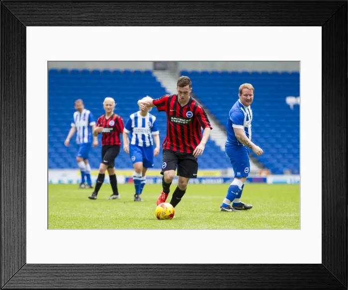 Framed Print : Brighton & Hove Albion: Staff 12 vs. 12 Match, May 25, 2015 Framed Print : Brighton & Hove Albion: Staff 12 vs. 12 Match, May 25, 2015