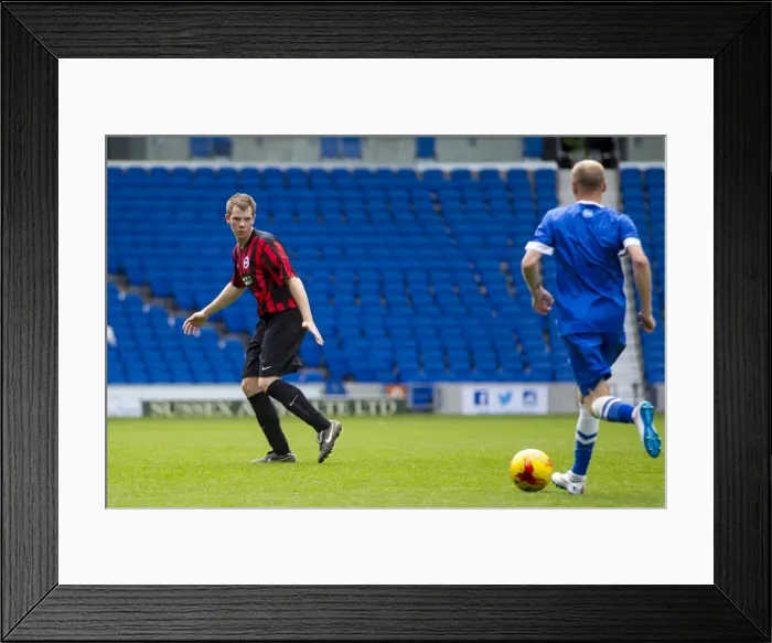 Framed Print : Brighton & Hove Albion: 12 Staff Match on the Pitch (25May15)