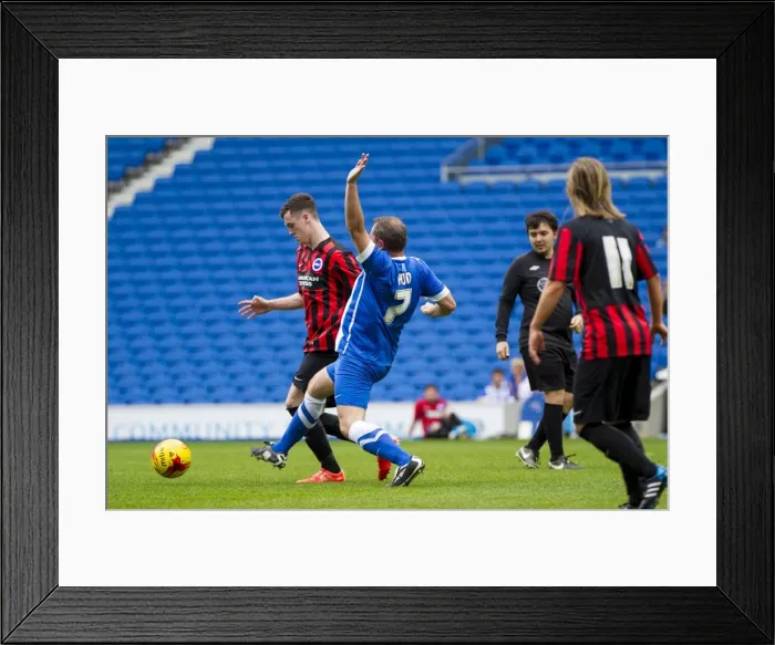 Framed Print : Brighton & Hove Albion: Uniting the Team - 12 Staff Match, May 2015 Framed Print : Brighton & Hove Albion: Uniting the Team - 12 Staff Match, May 2015