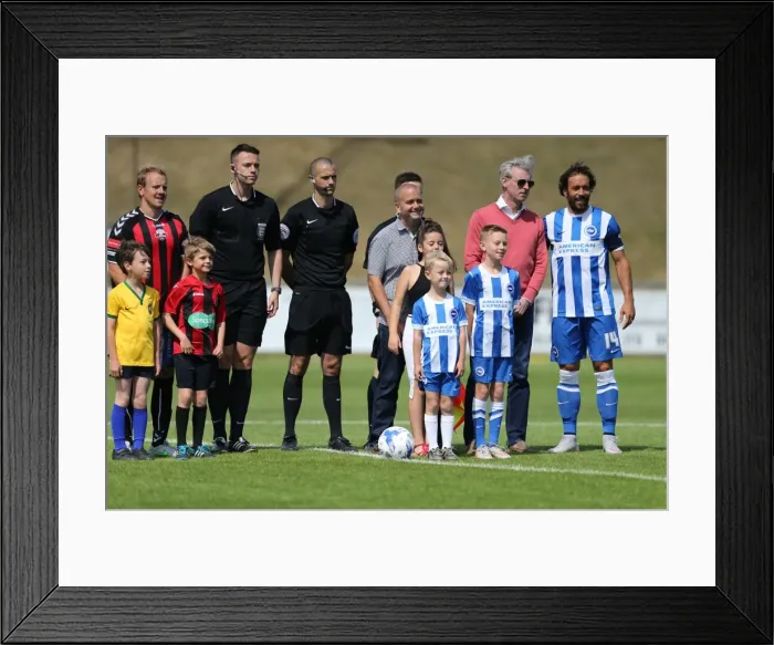 Framed Print : Brighton and Hove Albion vs Lewes: Pre-Season Friendly Clash at Dripping Pan (18th July 2015) Framed Print : Brighton and Hove Albion vs Lewes: Pre-Season Friendly Clash at Dripping Pan (18th July 2015)