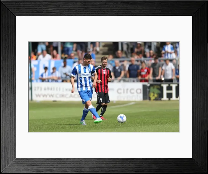 Framed Print : Brighton and Hove Albion vs Lewes: Pre-Season Friendly Clash at Dripping Pan (18 July 2015) Framed Print : Brighton and Hove Albion vs Lewes: Pre-Season Friendly Clash at Dripping Pan (18 July 2015)