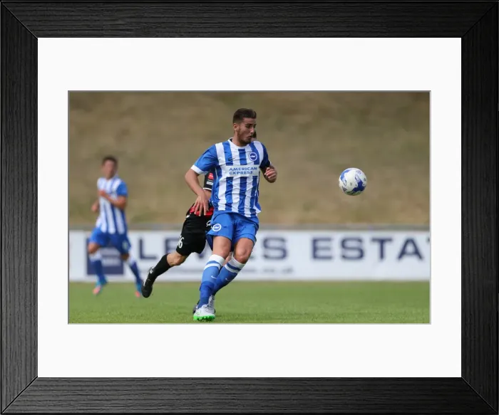 Framed Print : Brighton & Hove Albion vs Lewes: Pre-Season Friendly Clash at The Dripping Pan (18.07.2015) Framed Print : Brighton & Hove Albion vs Lewes: Pre-Season Friendly Clash at The Dripping Pan (18.07.2015)
