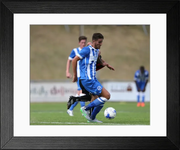 Framed Print : Pre-Season Clash: Lewes vs. Brighton & Hove Albion at The Dripping Pan (18.07.2015) Framed Print : Pre-Season Clash: Lewes vs. Brighton & Hove Albion at The Dripping Pan (18.07.2015)