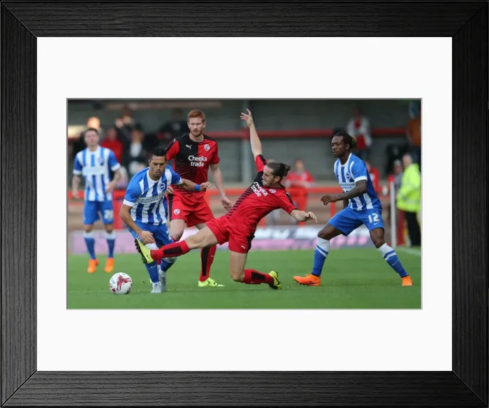 Framed Print : Brighton and Hove Albion vs. Crawley Town: Pre-Season Friendly Clash at Checkatrade Stadium (22 / 07 / 2015)