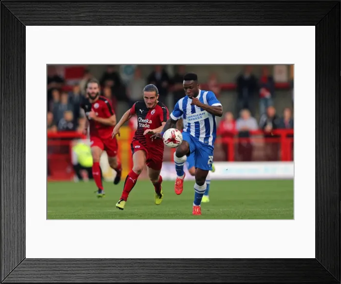 Framed Print : Brighton and Hove Albion vs Crawley Town: Pre-Season Friendly Clash at Checkatrade Stadium (22 / 07 / 2015)
