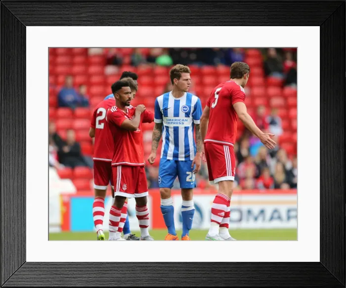 Framed Print : Pre-Season Clash: Aberdeen vs. Brighton & Hove Albion at Pittodrie, July 2015 Framed Print : Pre-Season Clash: Aberdeen vs. Brighton & Hove Albion at Pittodrie, July 2015