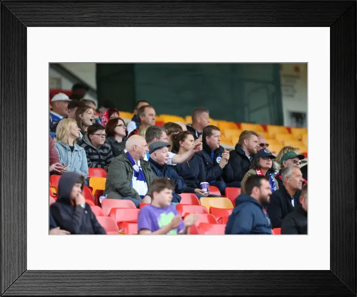 Framed Print : Pre-Season Friendly: Brighton & Hove Albion vs Aberdeen at Pittodrie, July 2015