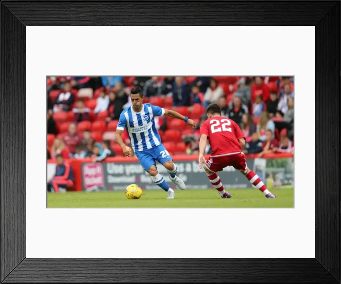 Framed Print : Brighton and Hove Albion vs Aberdeen: Pre-Season Battle at Pittodrie, July 2015 Framed Print : Brighton and Hove Albion vs Aberdeen: Pre-Season Battle at Pittodrie, July 2015