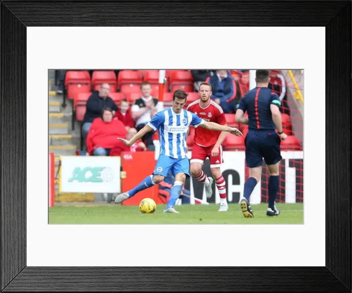Framed Print : Brighton and Hove Albion vs Aberdeen: Pre-Season Clash at Pittodrie, July 2015 Framed Print : Brighton and Hove Albion vs Aberdeen: Pre-Season Clash at Pittodrie, July 2015