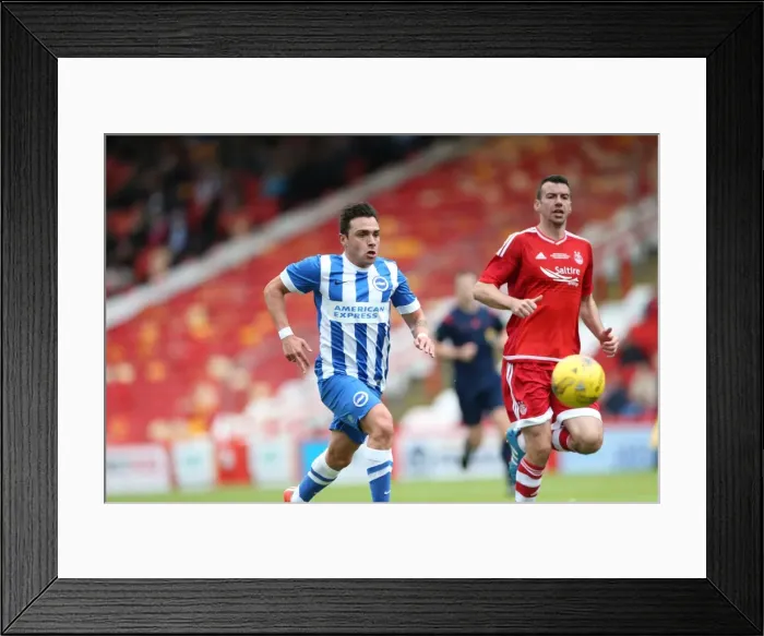 Framed Print : Brighton and Hove Albion vs Aberdeen: Pre-Season Battle at Pittodrie, Scotland (26th July 2015) Framed Print : Brighton and Hove Albion vs Aberdeen: Pre-Season Battle at Pittodrie, Scotland (26th July 2015)