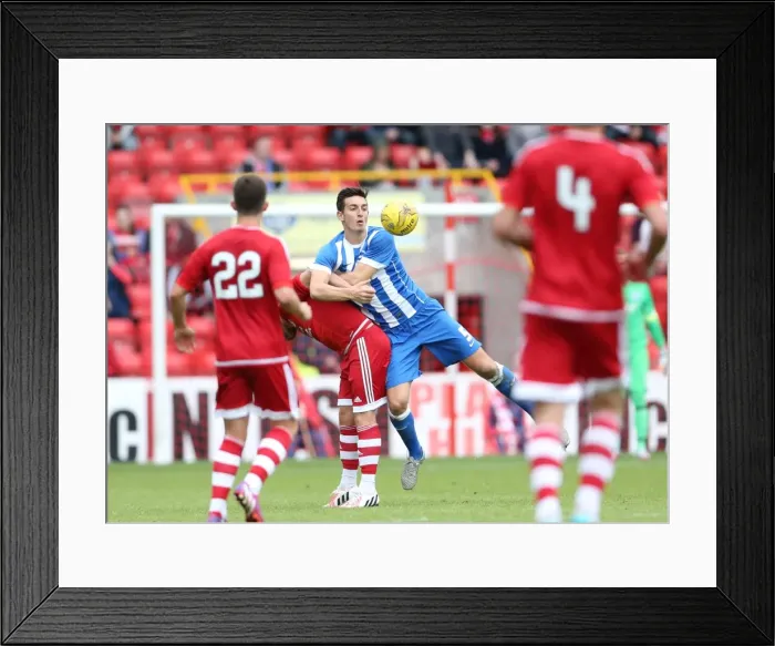 Framed Print : Brighton and Hove Albion vs Aberdeen: Pre-Season Battle at Pittodrie, July 2015 Framed Print : Brighton and Hove Albion vs Aberdeen: Pre-Season Battle at Pittodrie, July 2015