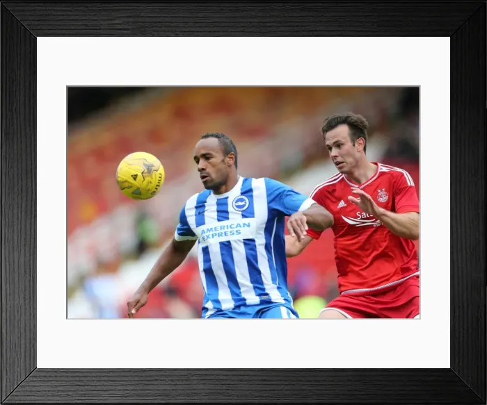 Framed Print : Pre-Season Friendly: Brighton & Hove Albion vs Aberdeen at Pittodrie, July 2015 Framed Print : Pre-Season Friendly: Brighton & Hove Albion vs Aberdeen at Pittodrie, July 2015