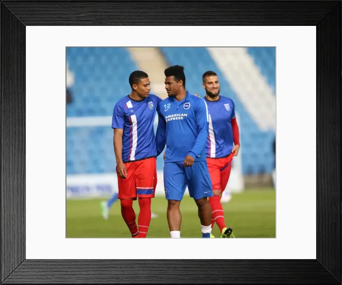Framed Print : Gillingham v Brighton and Hove Albion Pre-season friendly 29  /  07  /  2015