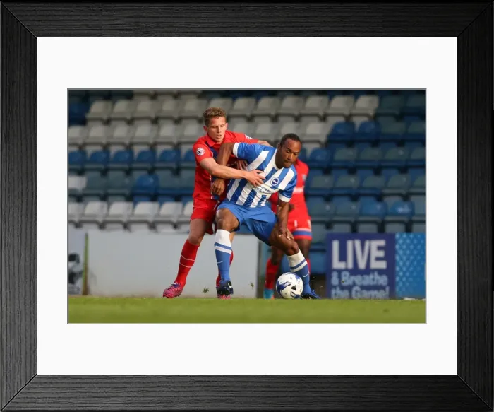 Framed Print : Pre-Season Clash: Gillingham vs. Brighton and Hove Albion at Priestfield Stadium (29 / 07 / 2015) Framed Print : Pre-Season Clash: Gillingham vs. Brighton and Hove Albion at Priestfield Stadium (29 / 07 / 2015)