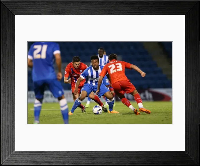Framed Print : Pre-Season Clash: Gillingham vs. Brighton and Hove Albion at Priestfield Stadium (29 / 07 / 2015) Framed Print : Pre-Season Clash: Gillingham vs. Brighton and Hove Albion at Priestfield Stadium (29 / 07 / 2015)