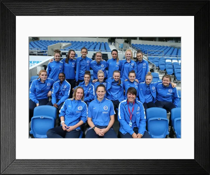Framed Print : Young Seagulls Open Training Day: Albion Fans and Womens Team Witness Training Session on 31st July 2015 Framed Print : Young Seagulls Open Training Day: Albion Fans and Womens Team Witness Training Session on 31st July 2015