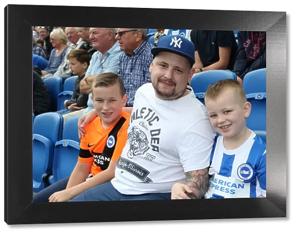 Albion Fans Gather for a Peek at Young Seagulls Open Training Session (31st July 2015)